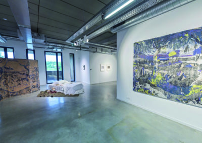 Vue d’exposition, Romantic Again, Arnaud Rochard, Aude Anquetil 2018