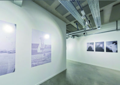 Vue d’exposition, Romantic Again, Emma Barthère, Angélina Nové 2018